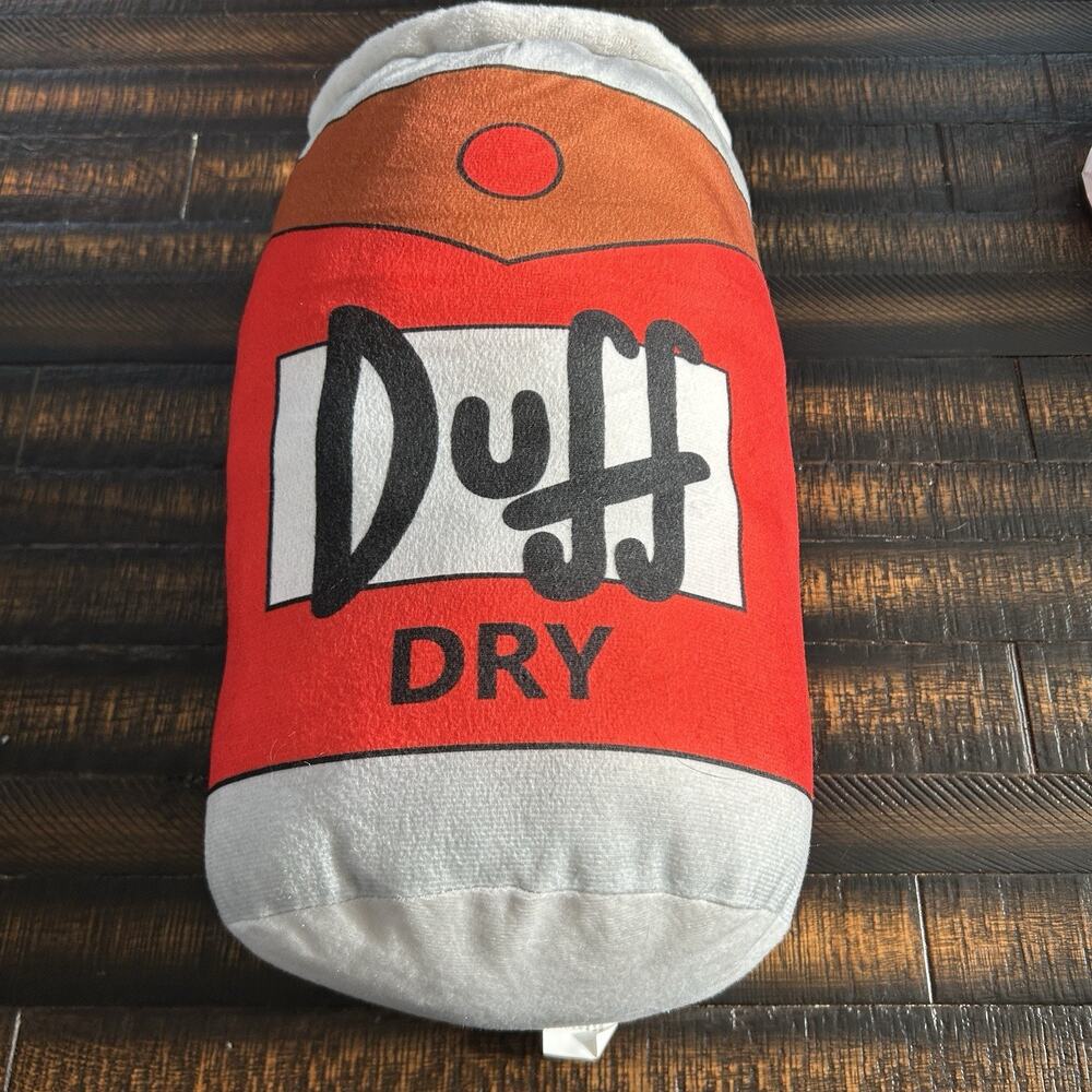 Universal Studios Official Merchandise The Simpsons Duff Beer Plush Large 14”